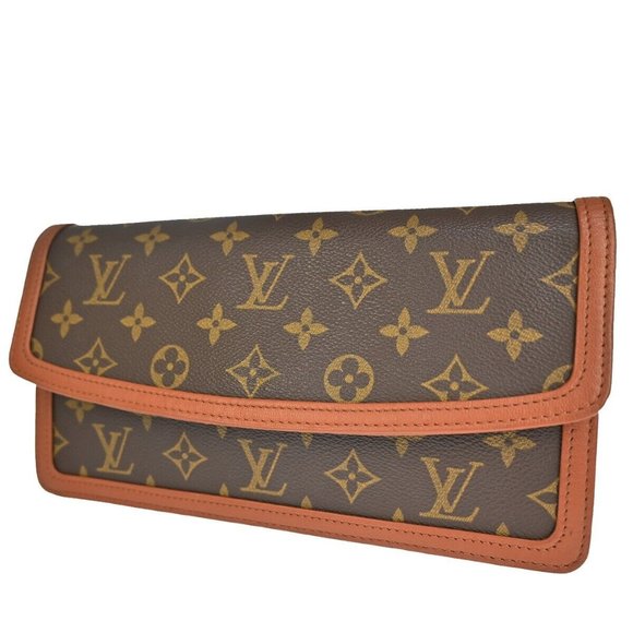 LOUIS VUITTON Pochette Dam PM Clutch Hand Bag Monogram Leather BN M51812 77KA018 - Picture 1 of 16